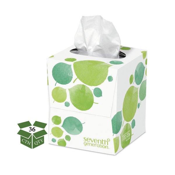 Seventh Generation 2 Ply Facial Tissue, 85 Sheets SEV 13719